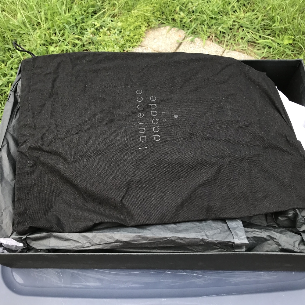 NIB LAURENCE DACADE Rosange 120mm Silver Metallic High Platform Sandals sz 41 - Picture 11 of 11